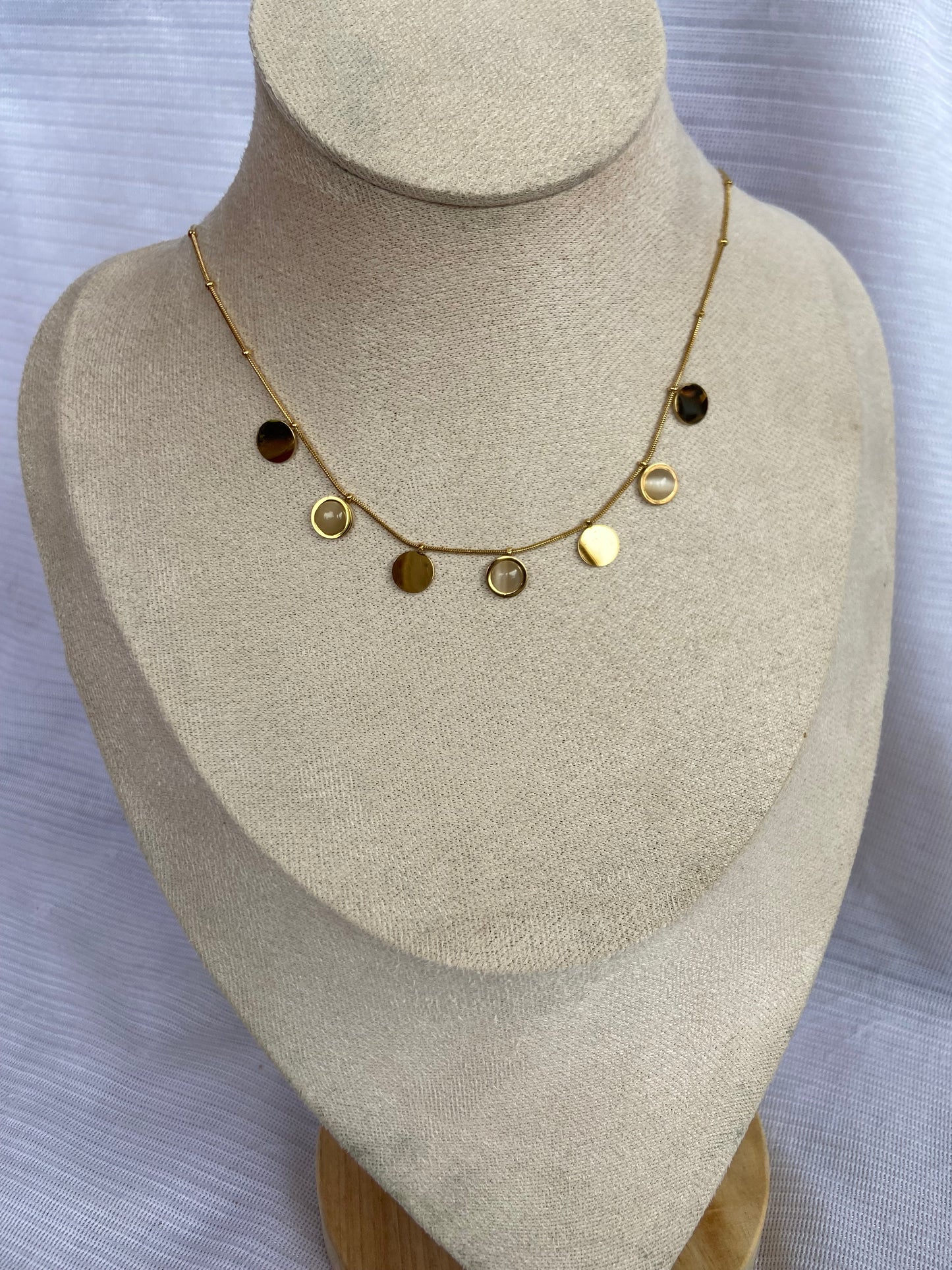 Anti tarnish silora necklace