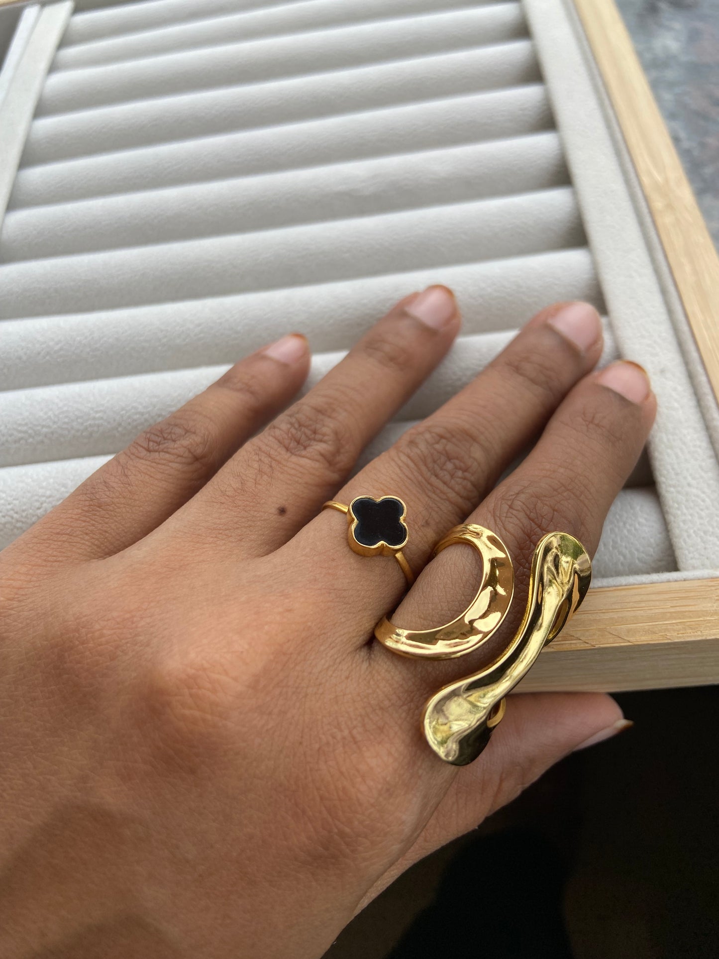 Anti tarnish giant ring