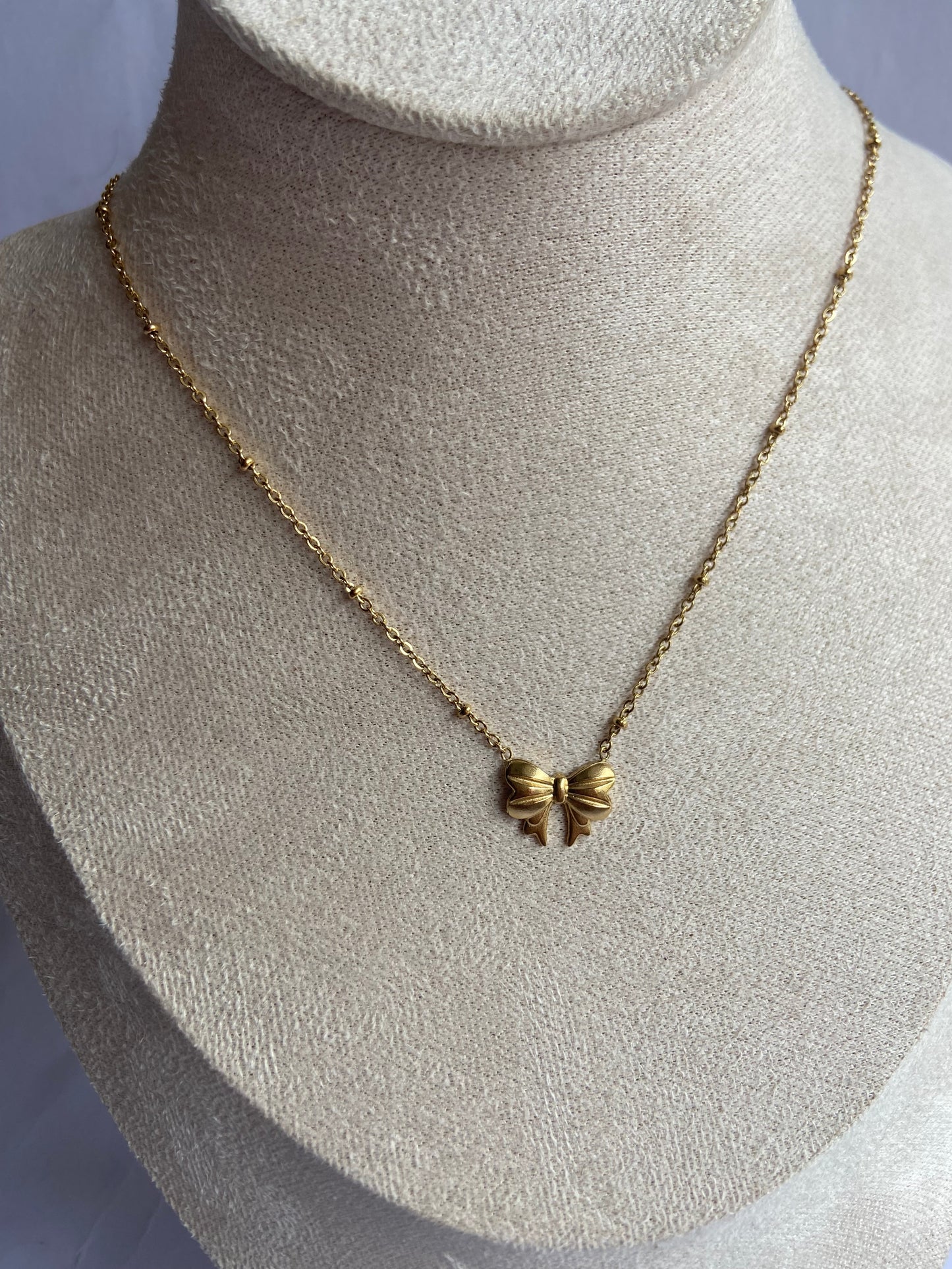 Anti tarnish pookie necklace