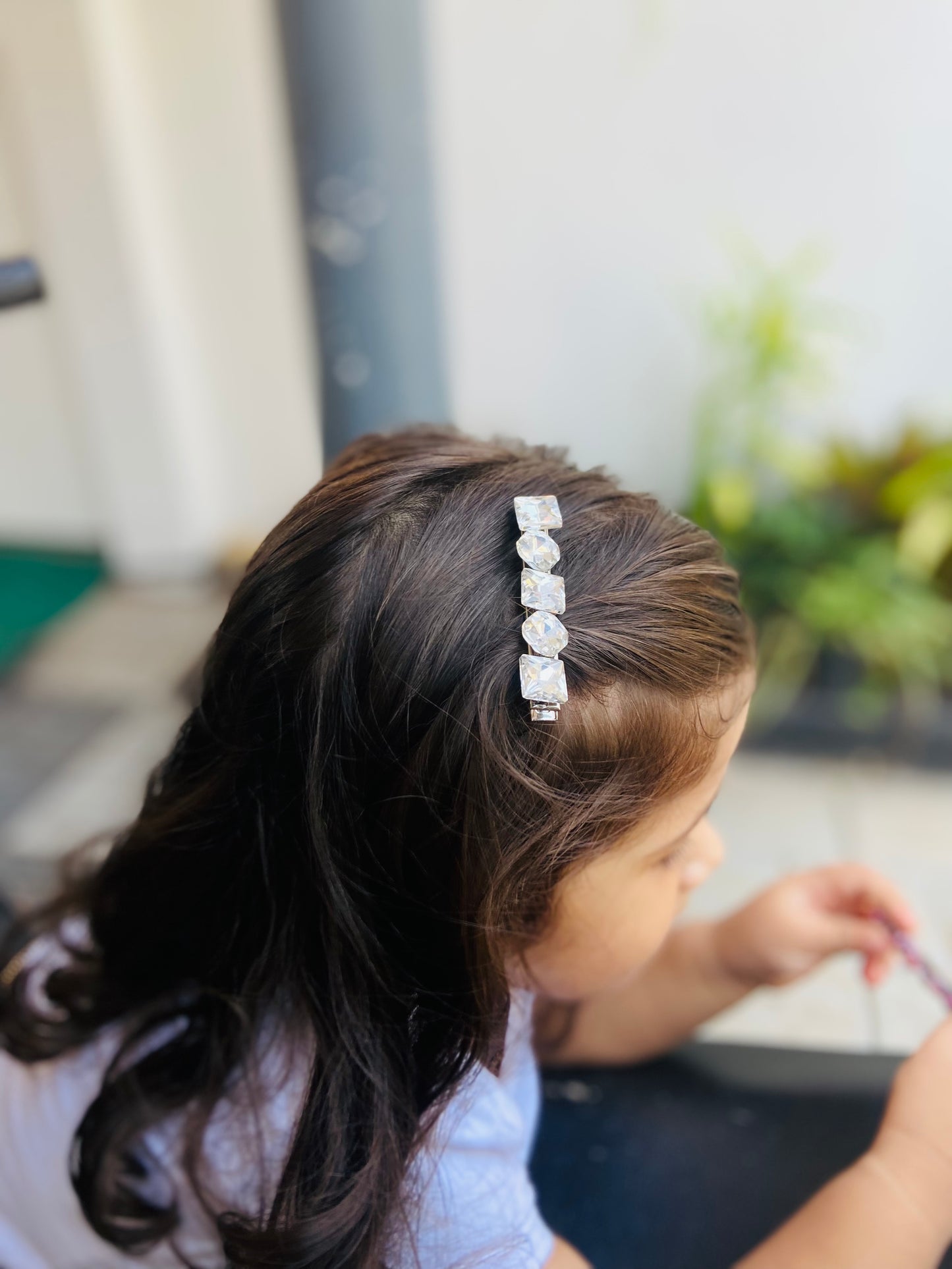 Korean diamond stone Hair clips