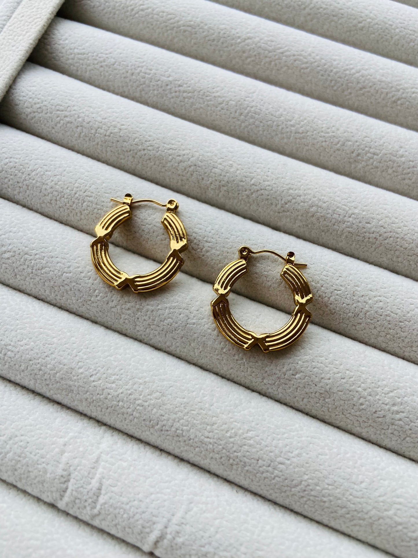 Anti tarnish hoop earring