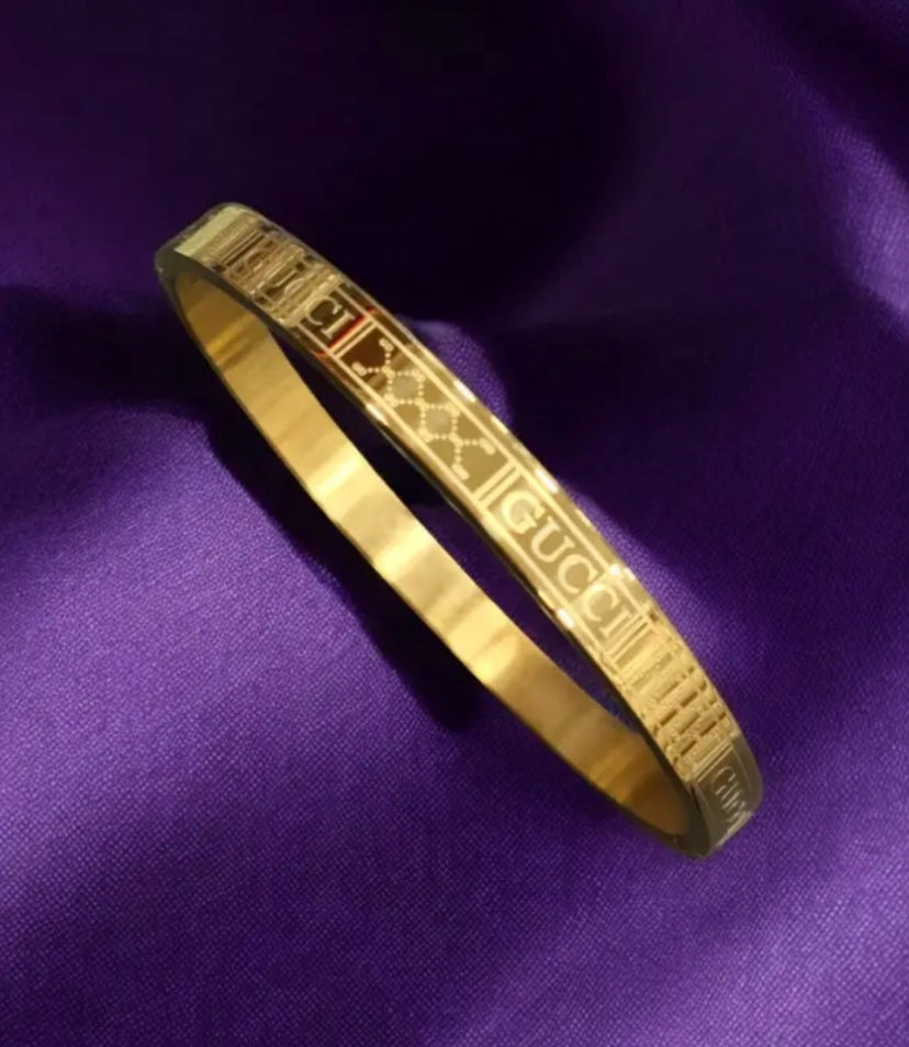Anti tarnish gucci stack bangle