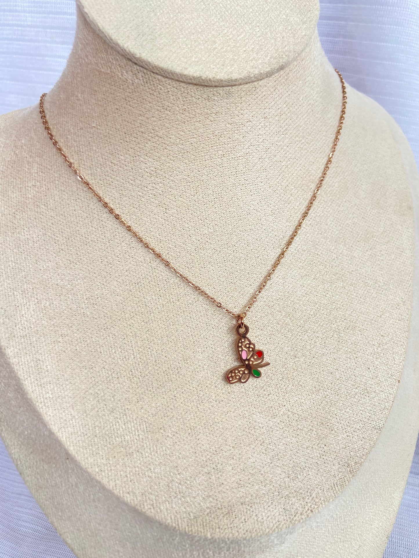 Anti tarnish New kids cutefly necklace