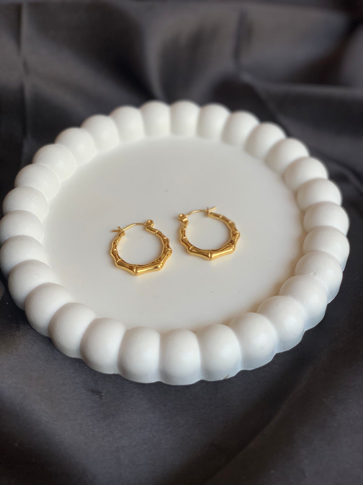 Anti tarnish hoop earring