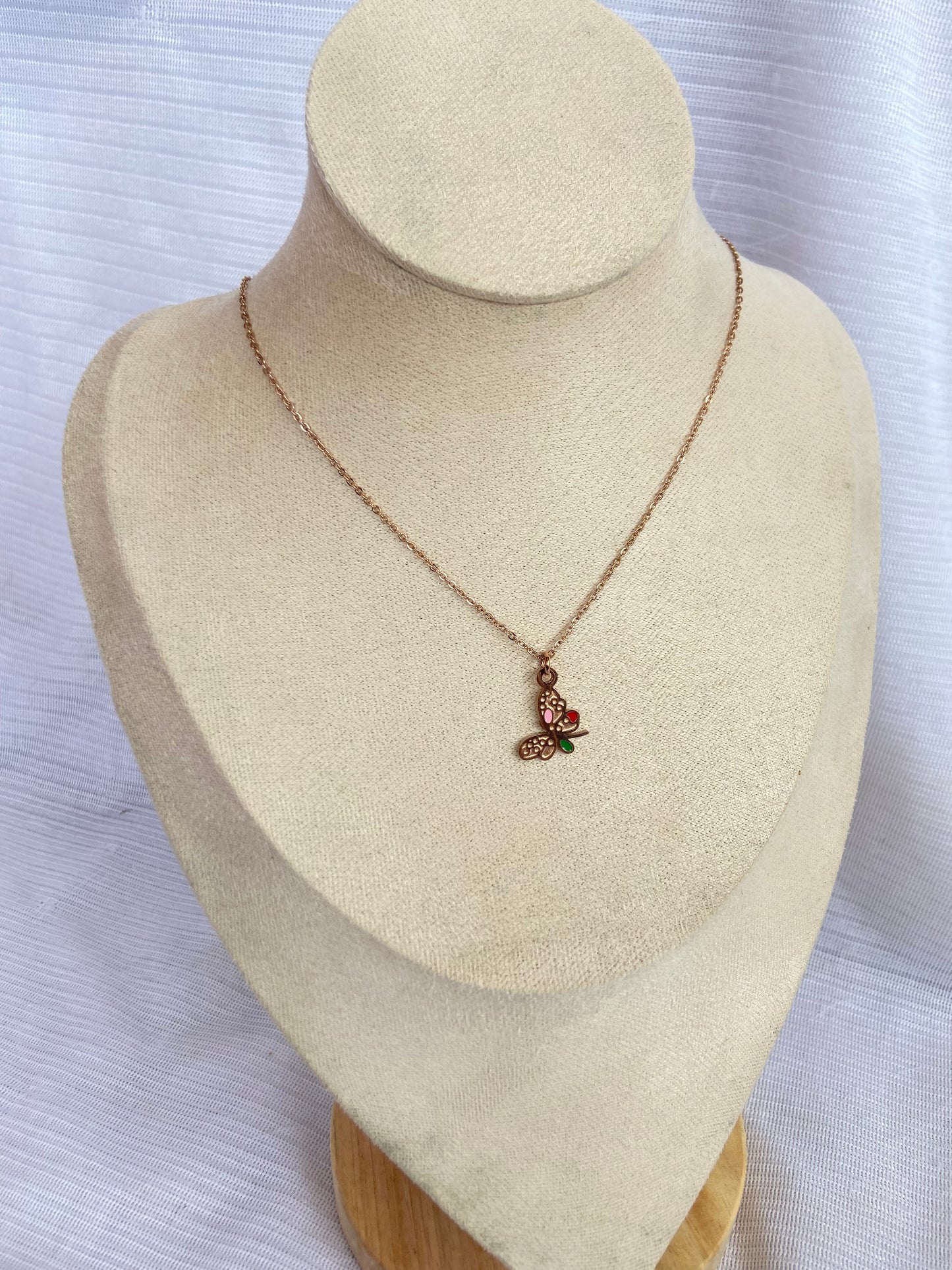 Anti tarnish New kids cutefly necklace