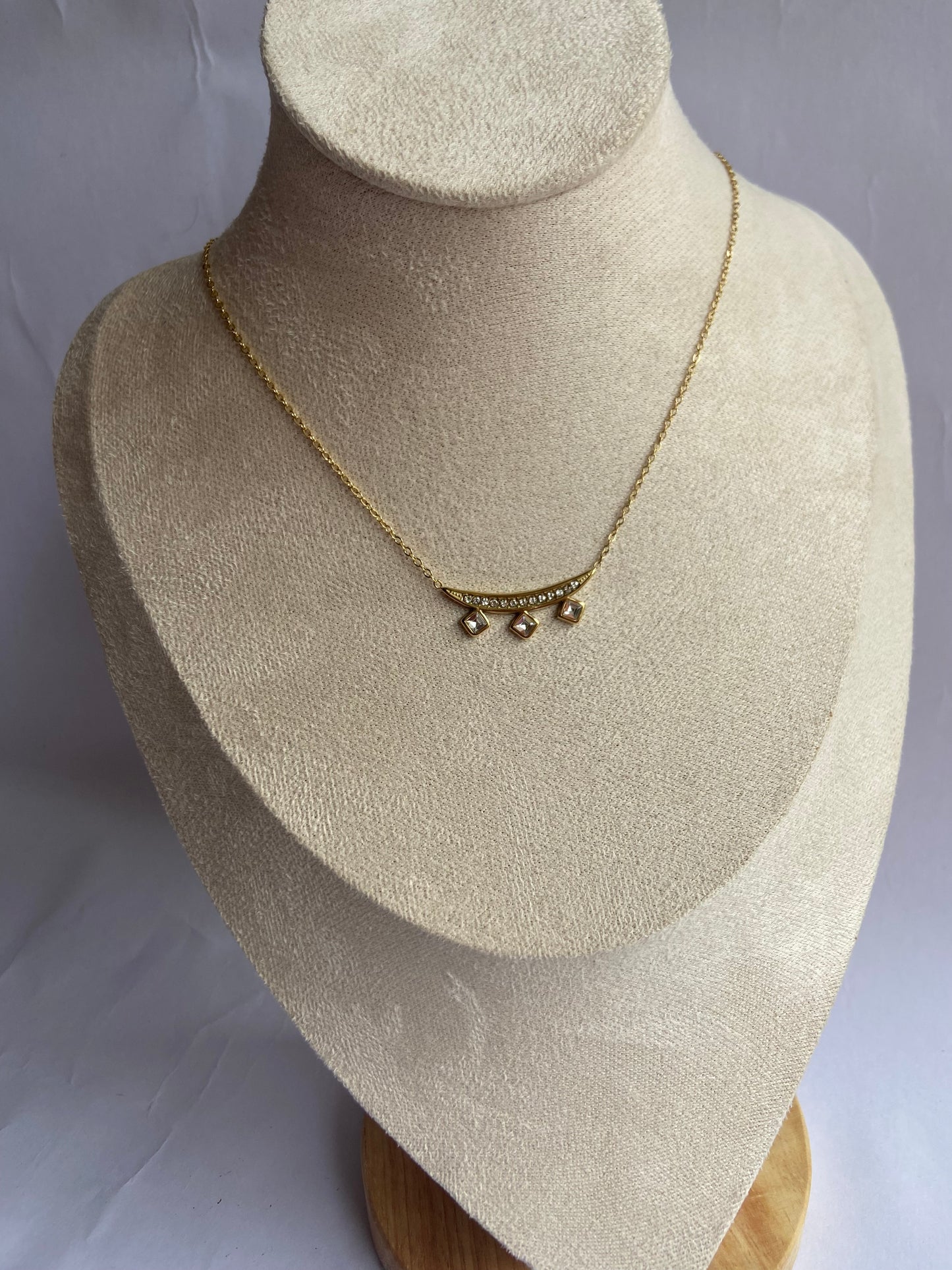 Anti tarnish sutra necklace