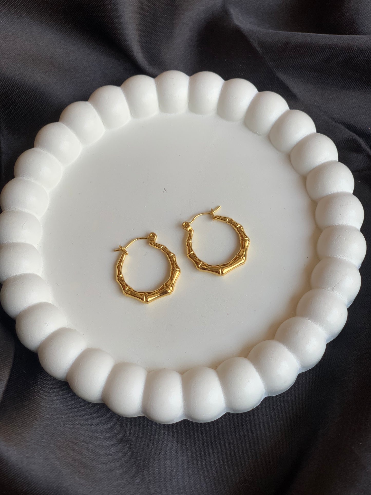 Anti tarnish hoop earring
