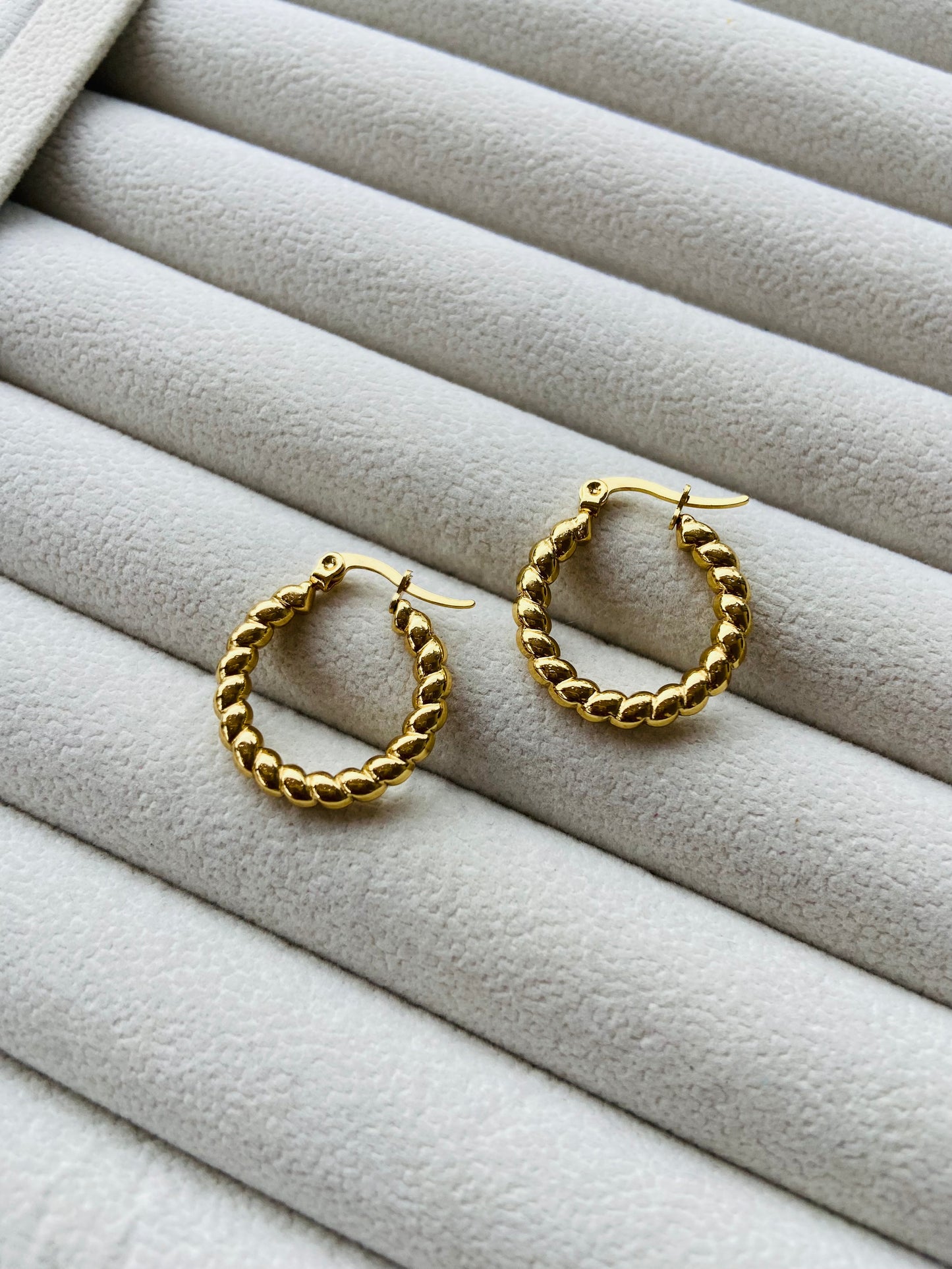 Anti tarnish hoop earring
