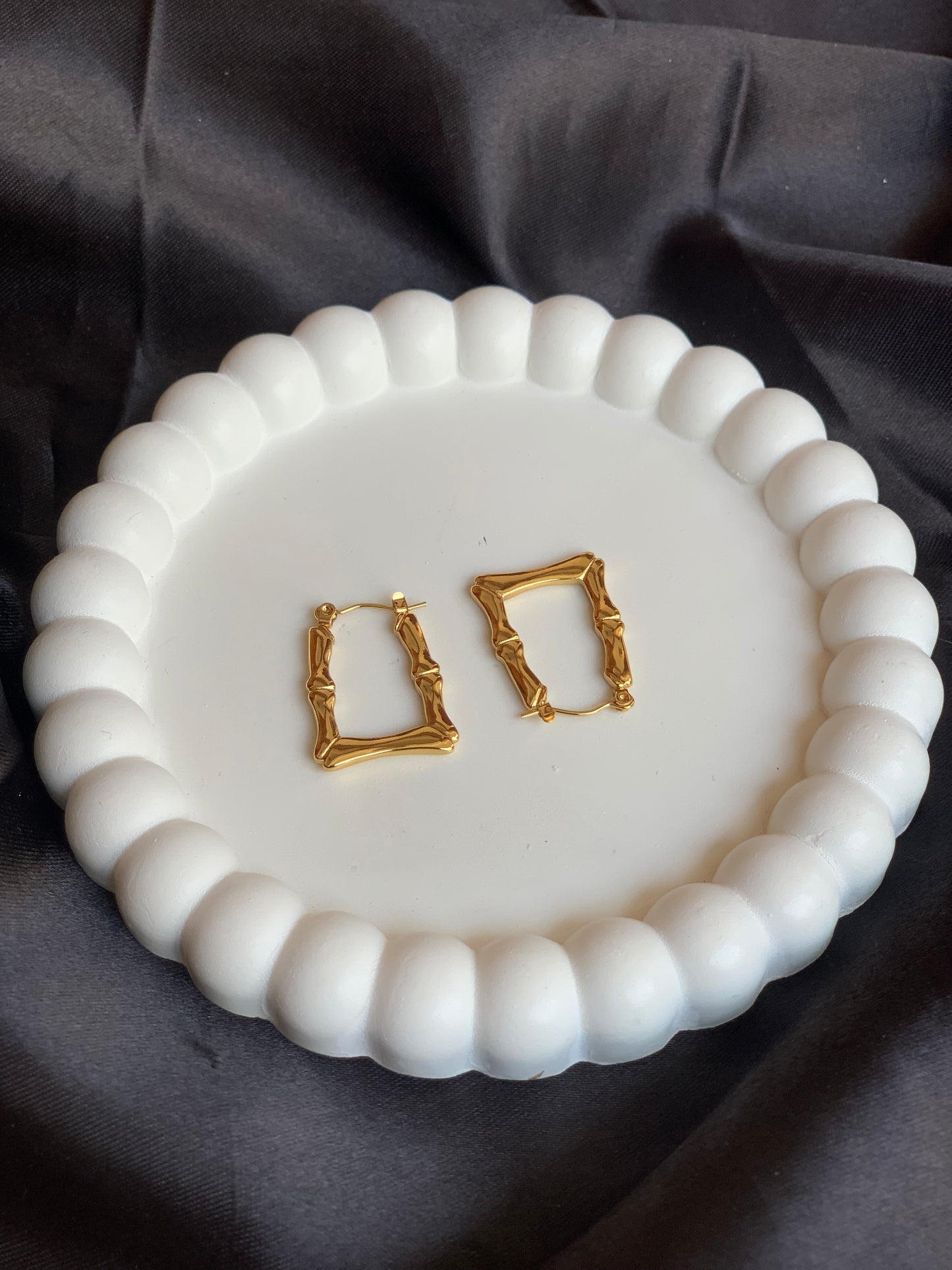 Anti tarnish hoop earring