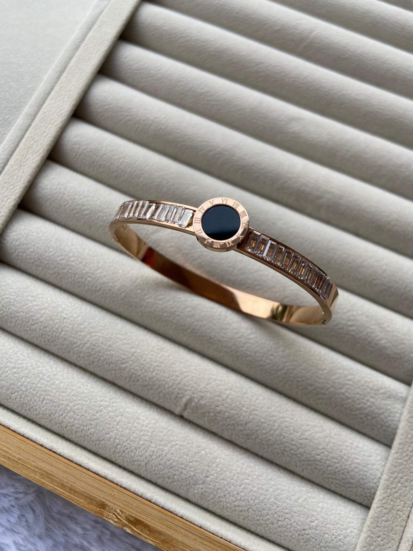 Anti tarnish watch pair bangle