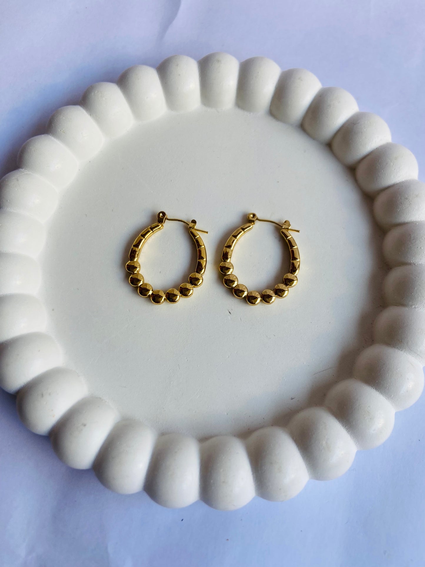 Anti tarnish hoop earring