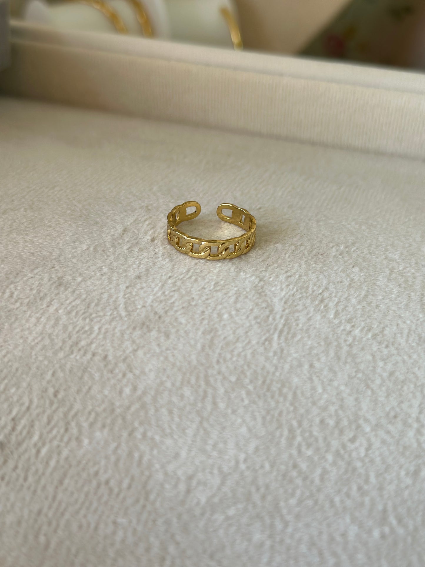 Anti tarnish braid ring