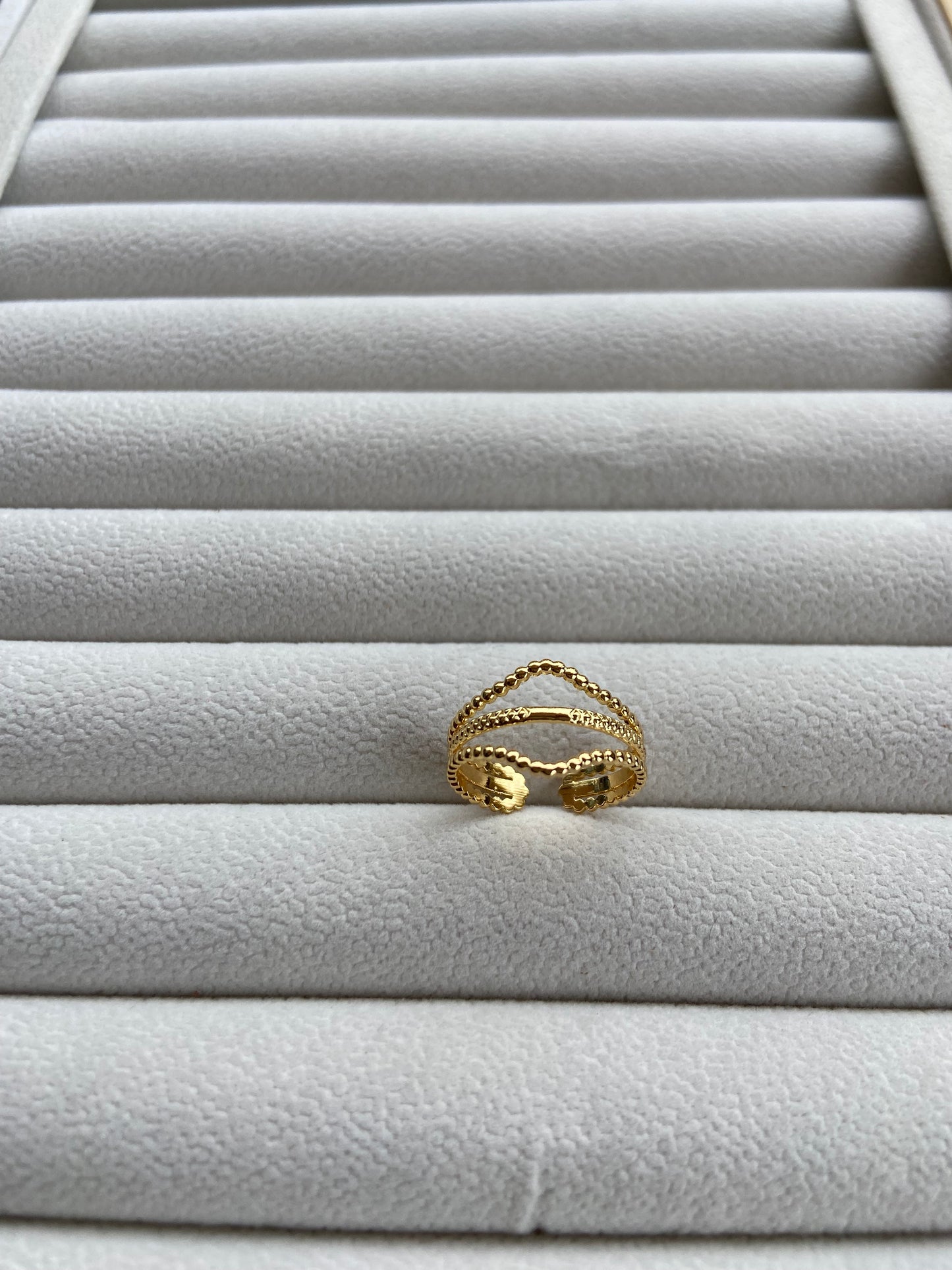 Anti tarnish simple ring