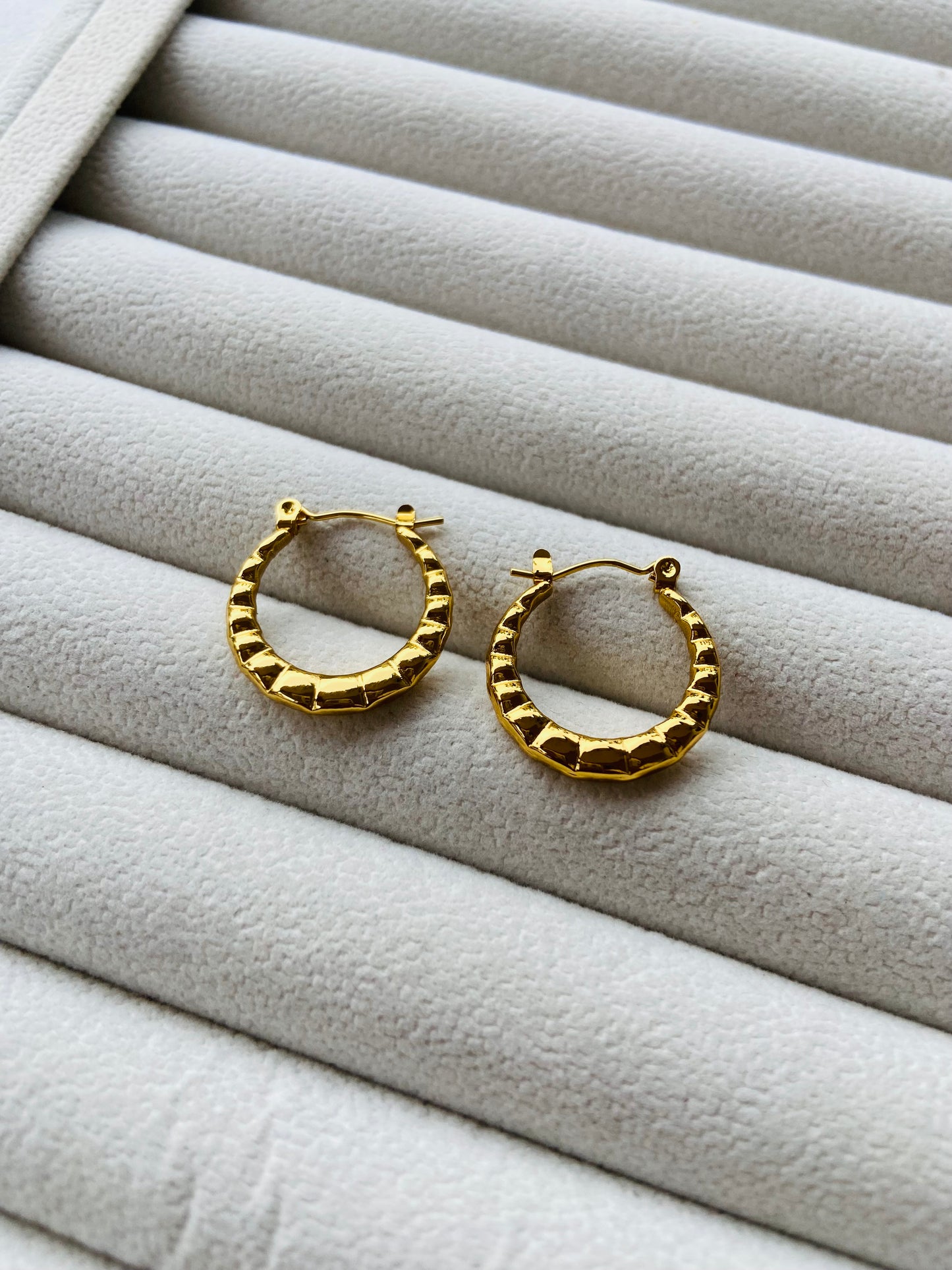 Anti tarnish hoop earring