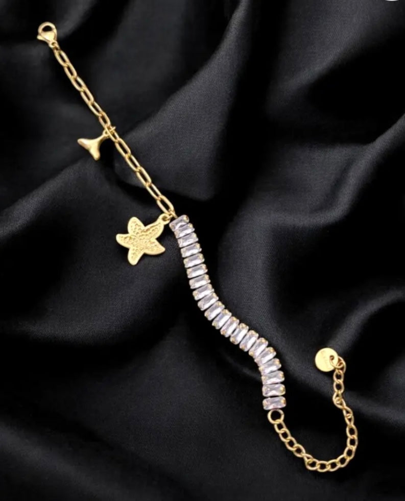 Anti tarnish New ocean bracelet