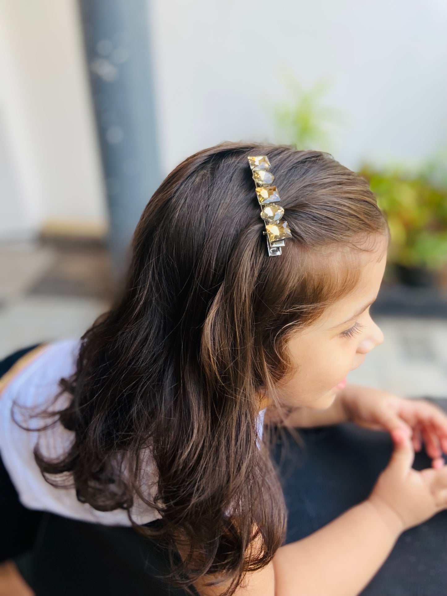 Korean diamond stone Hair clips