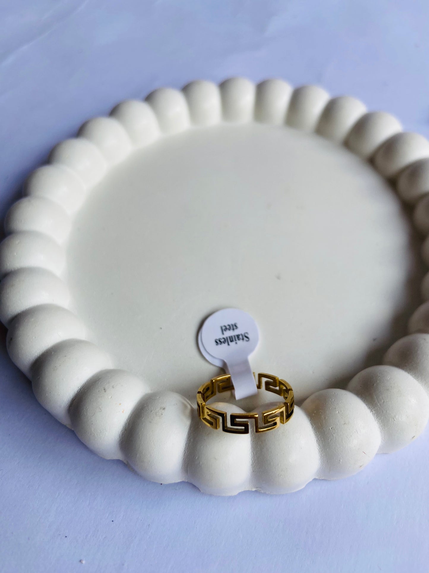 Anti tarnish ring