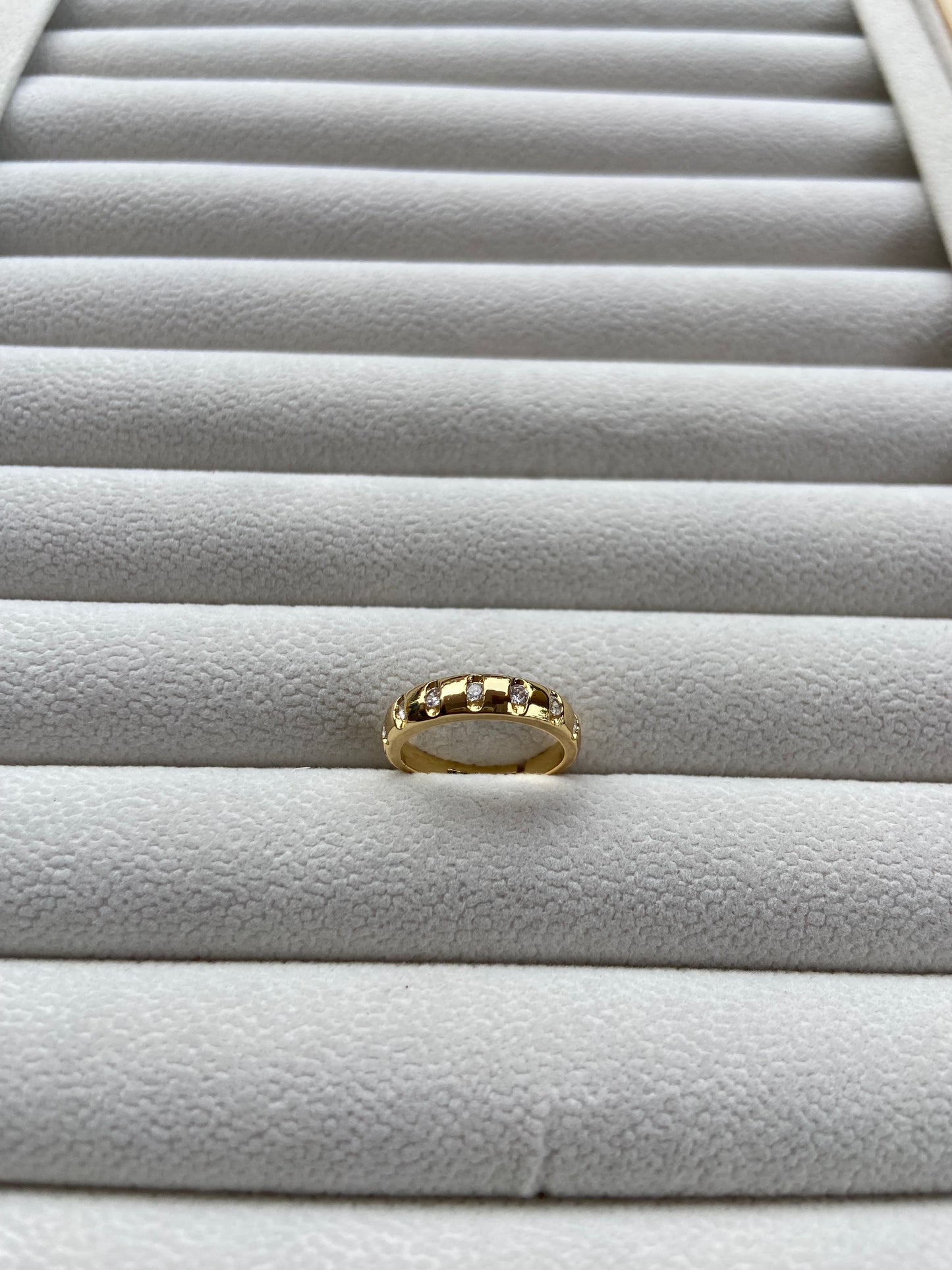 Anti tarnish foil ring