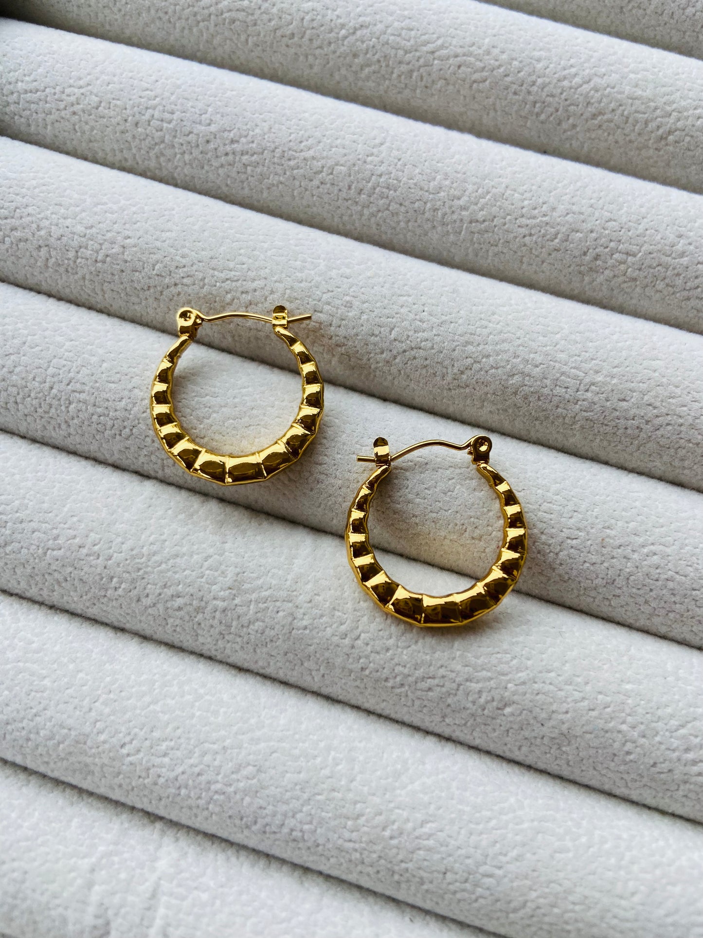 Anti tarnish hoop earring