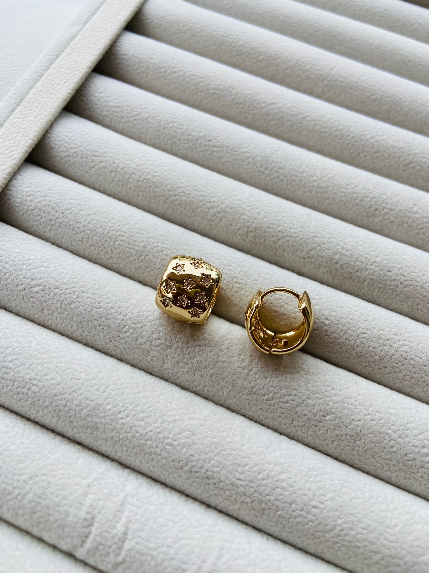 Anti tarnish fiona stone earring