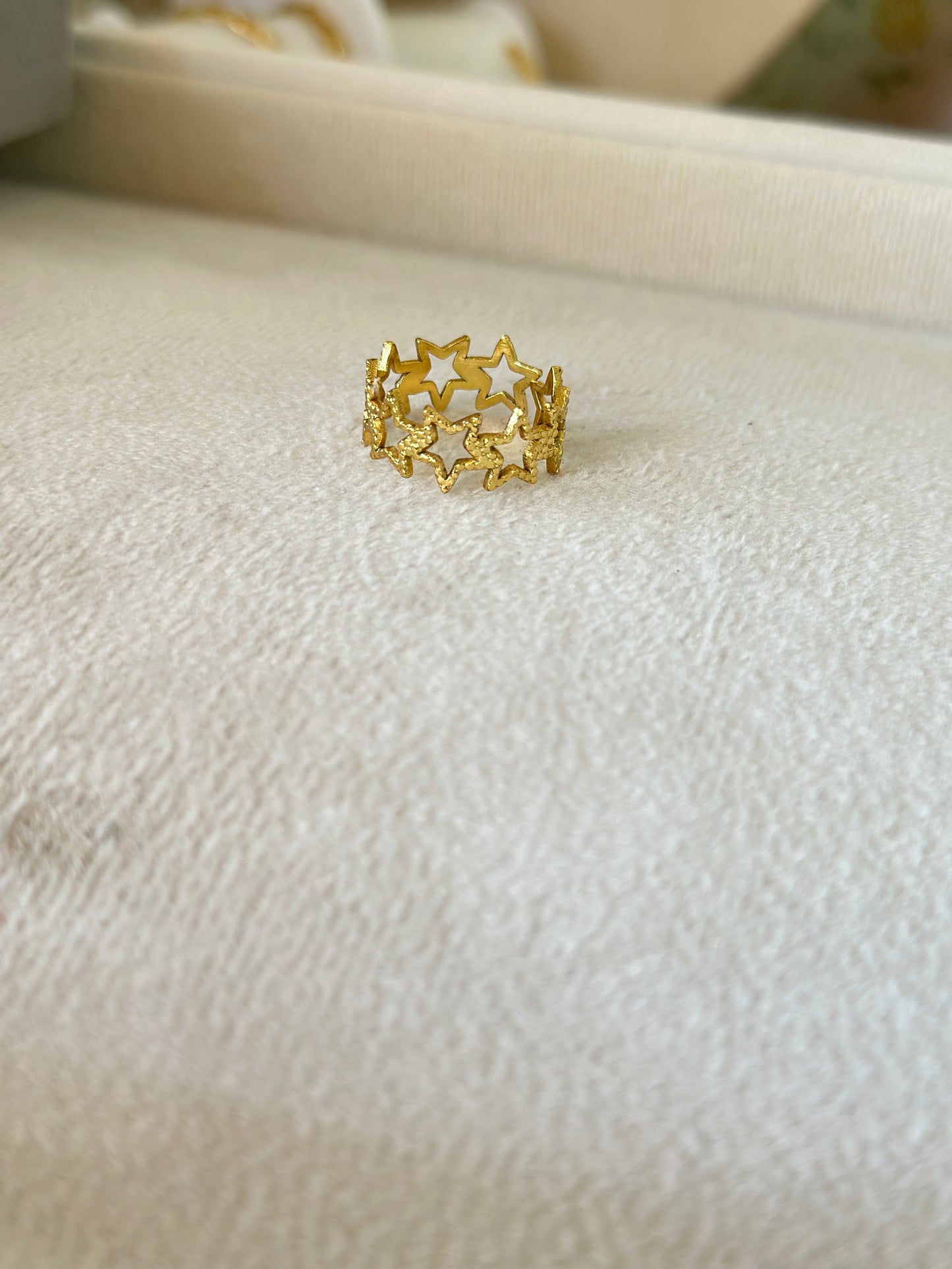 Anti tarnish star ring