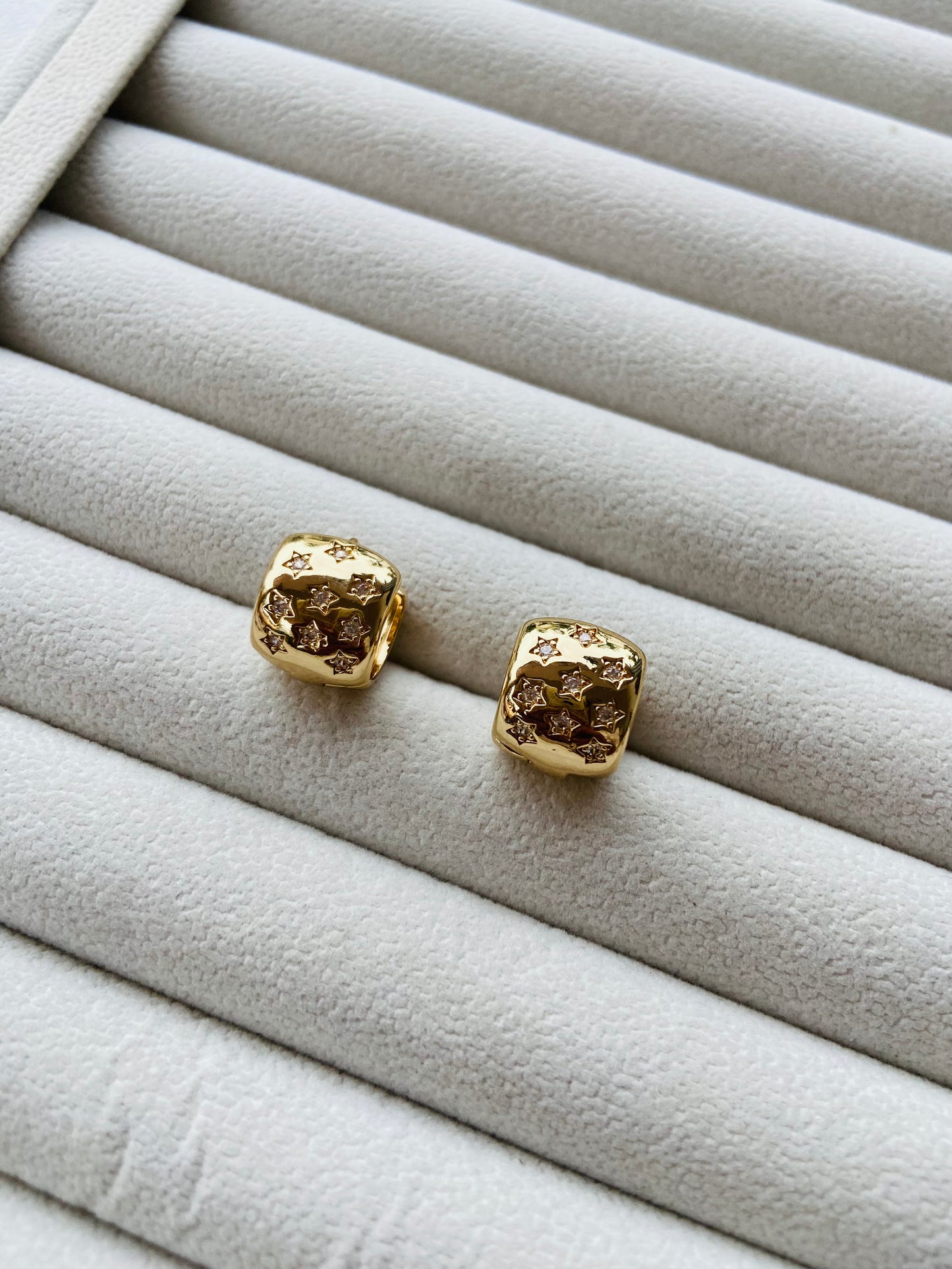 Anti tarnish fiona stone earring