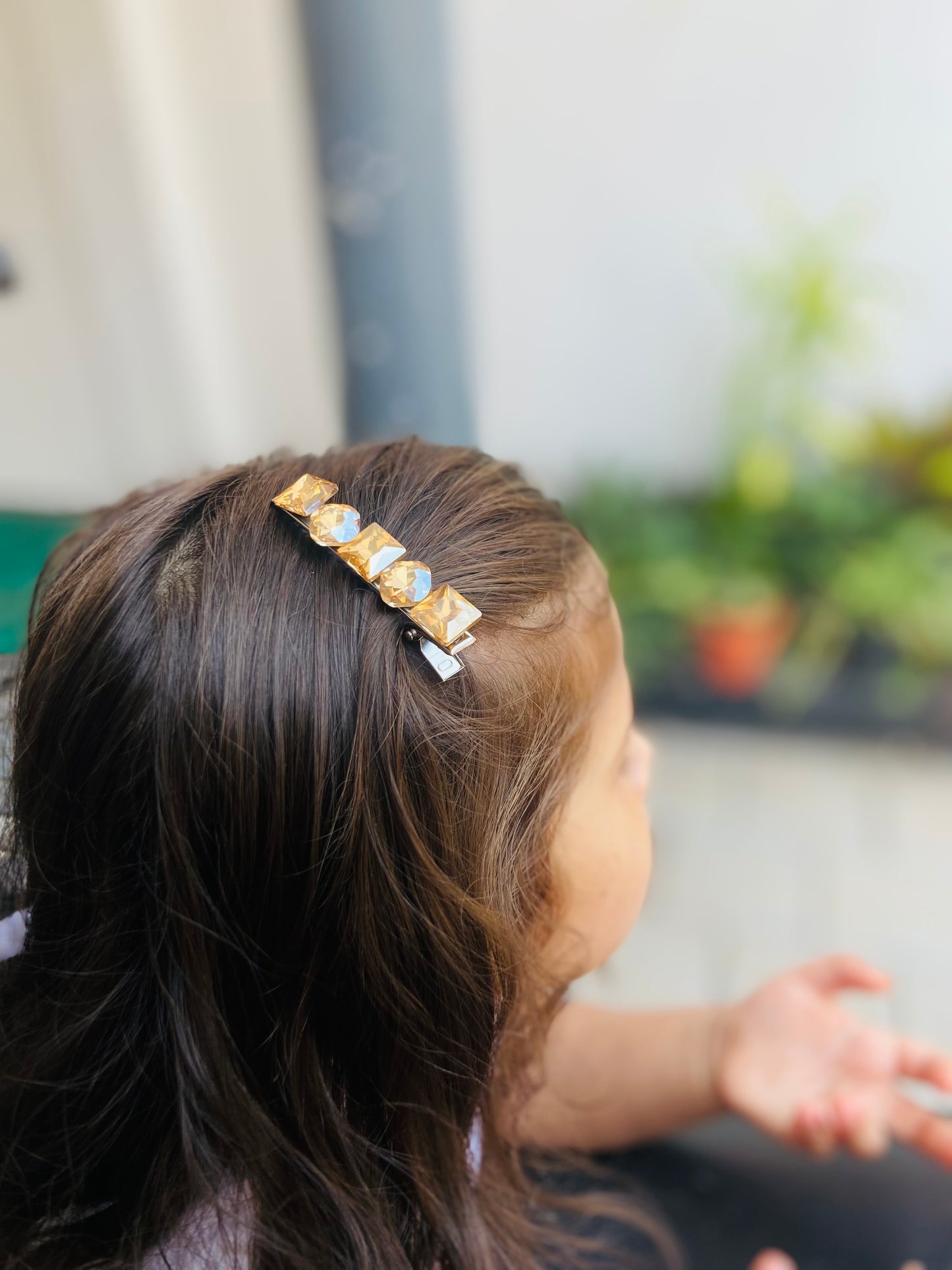 Korean diamond stone Hair clips