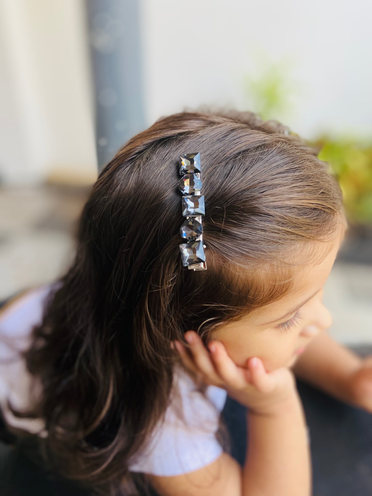 Korean diamond stone Hair clips