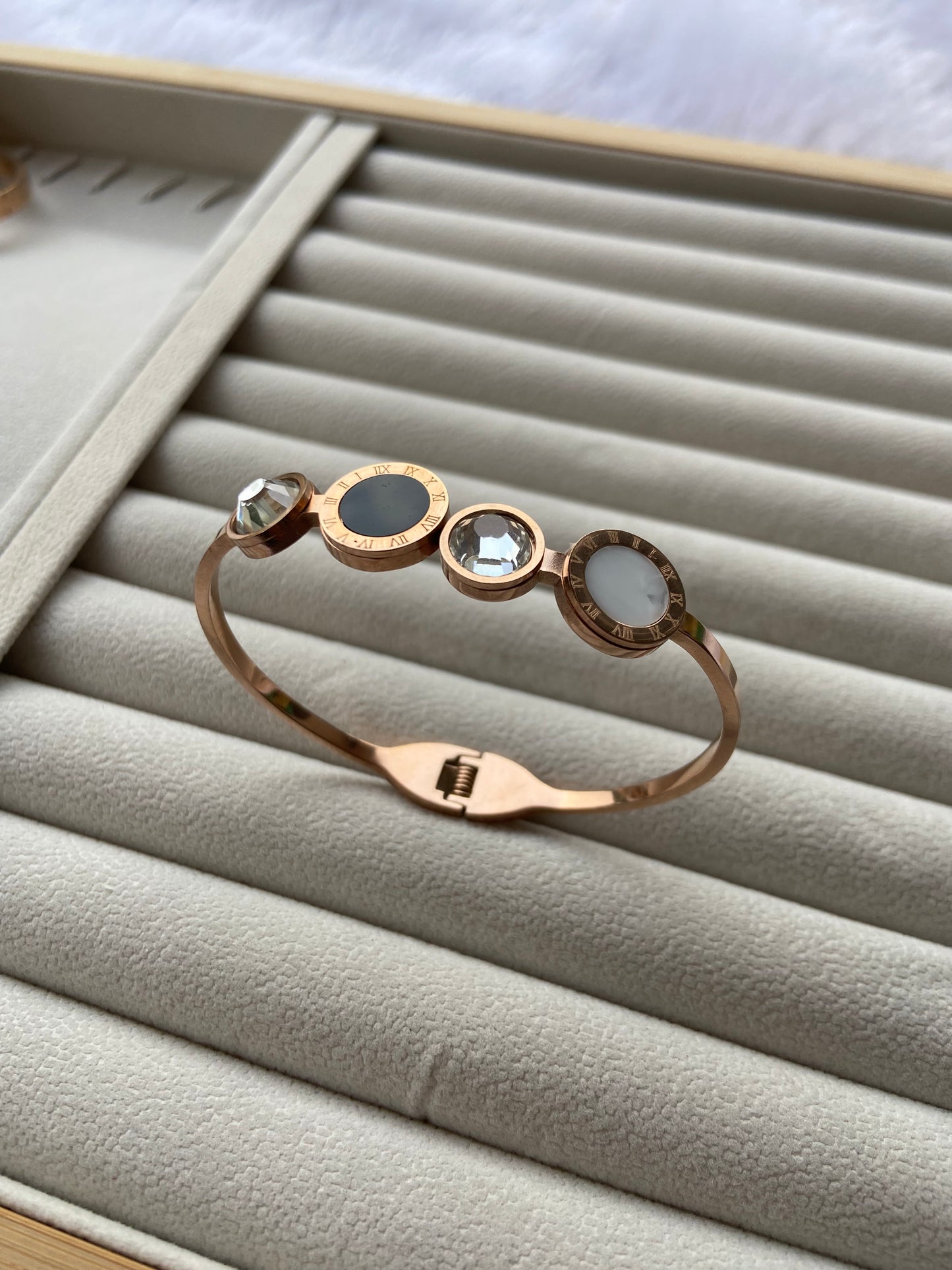 Anti tarnish handcuff bangle