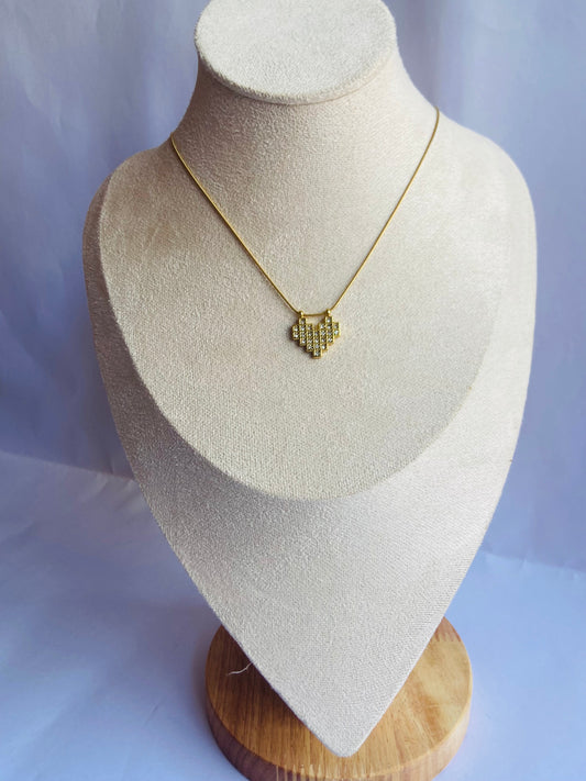 Anti tarnish heart stone