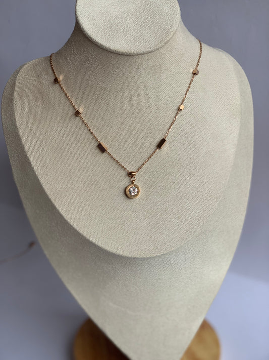 Anti tarnish zehra necklace