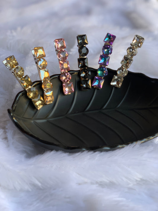 Korean diamond stone Hair clips
