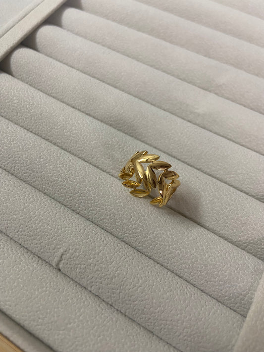Anti tarnish ziva ring