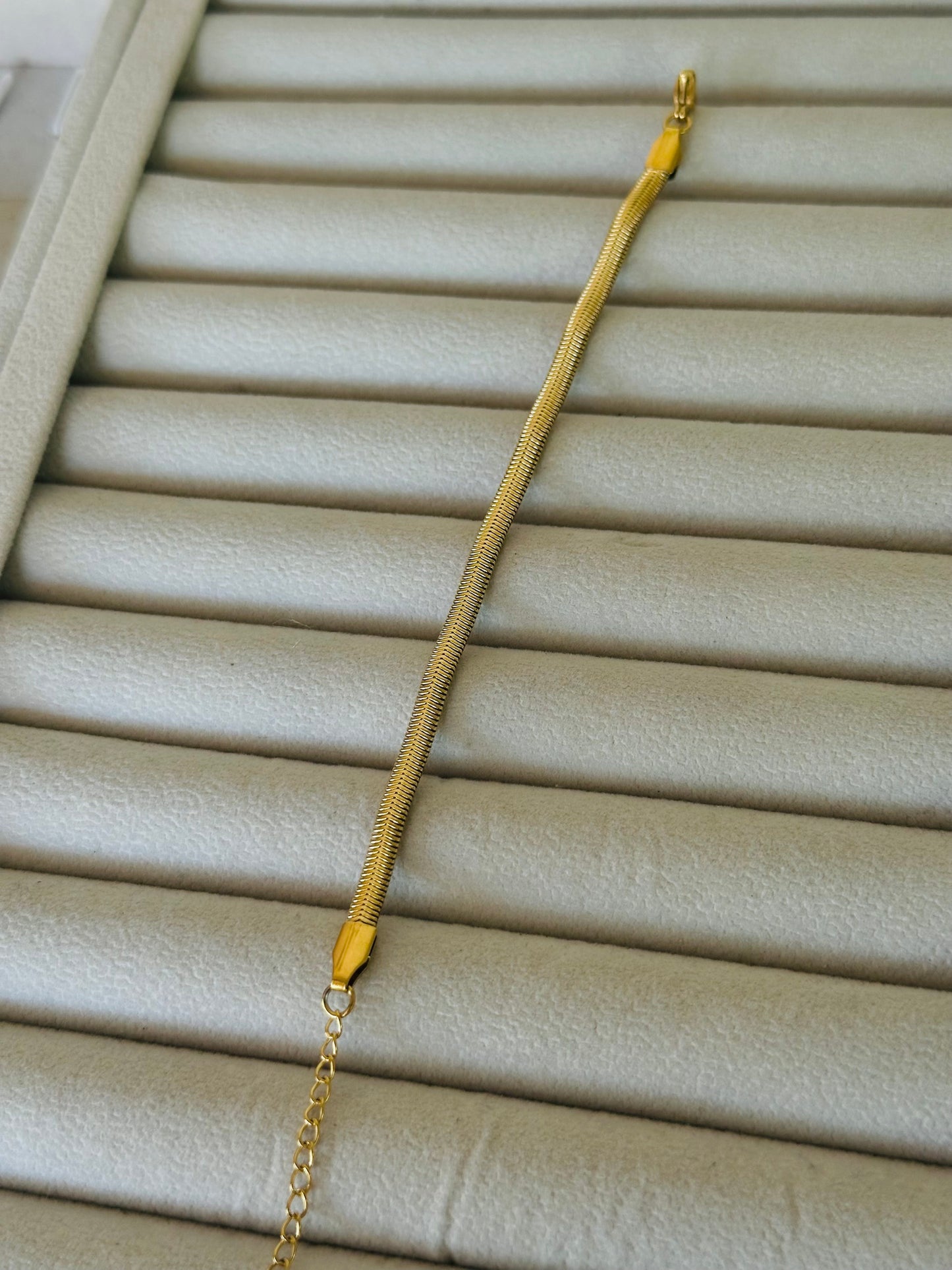 New anti tarnish watch stack bracelet