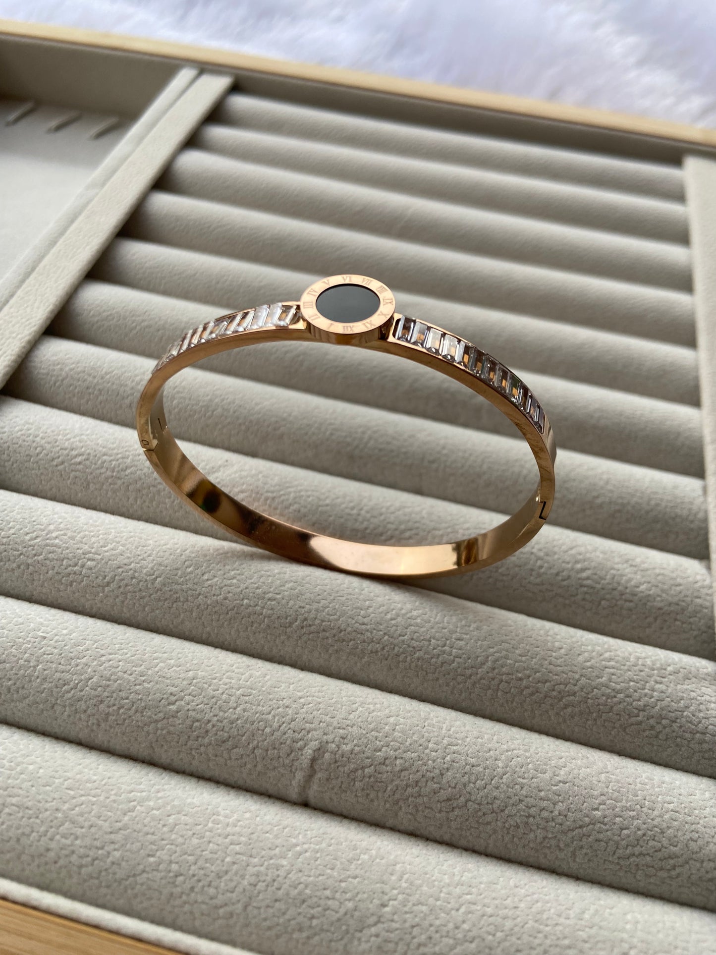 Anti tarnish watch pair bangle