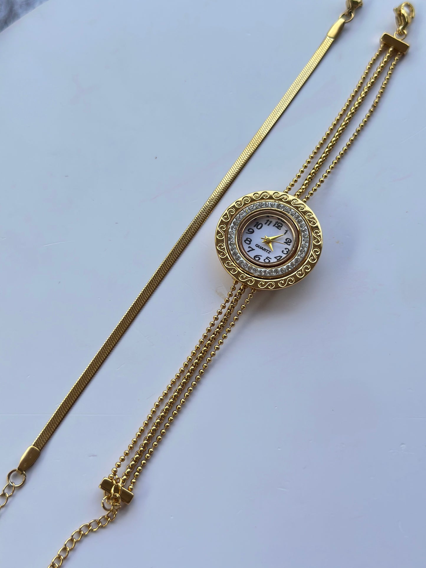Anti tarnish stainless steel vintage watch
