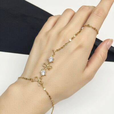 Anti tarnish bow hand chian