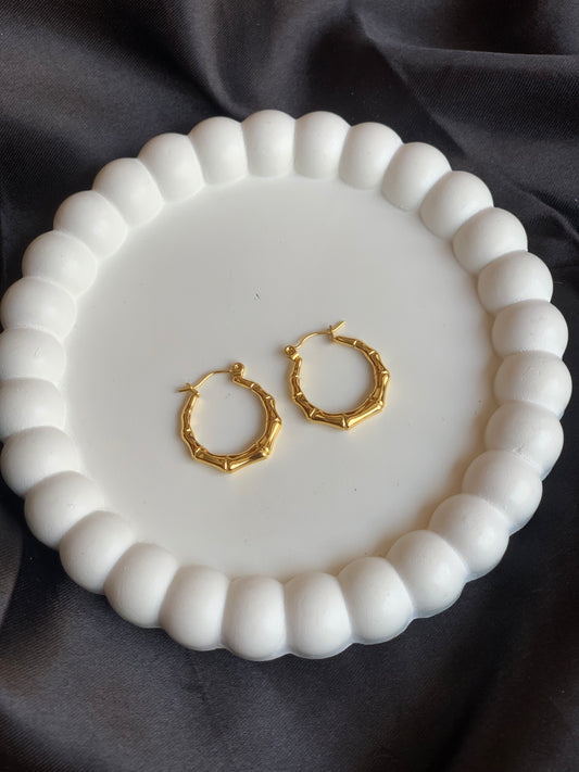 Anti tarnish hoop earring