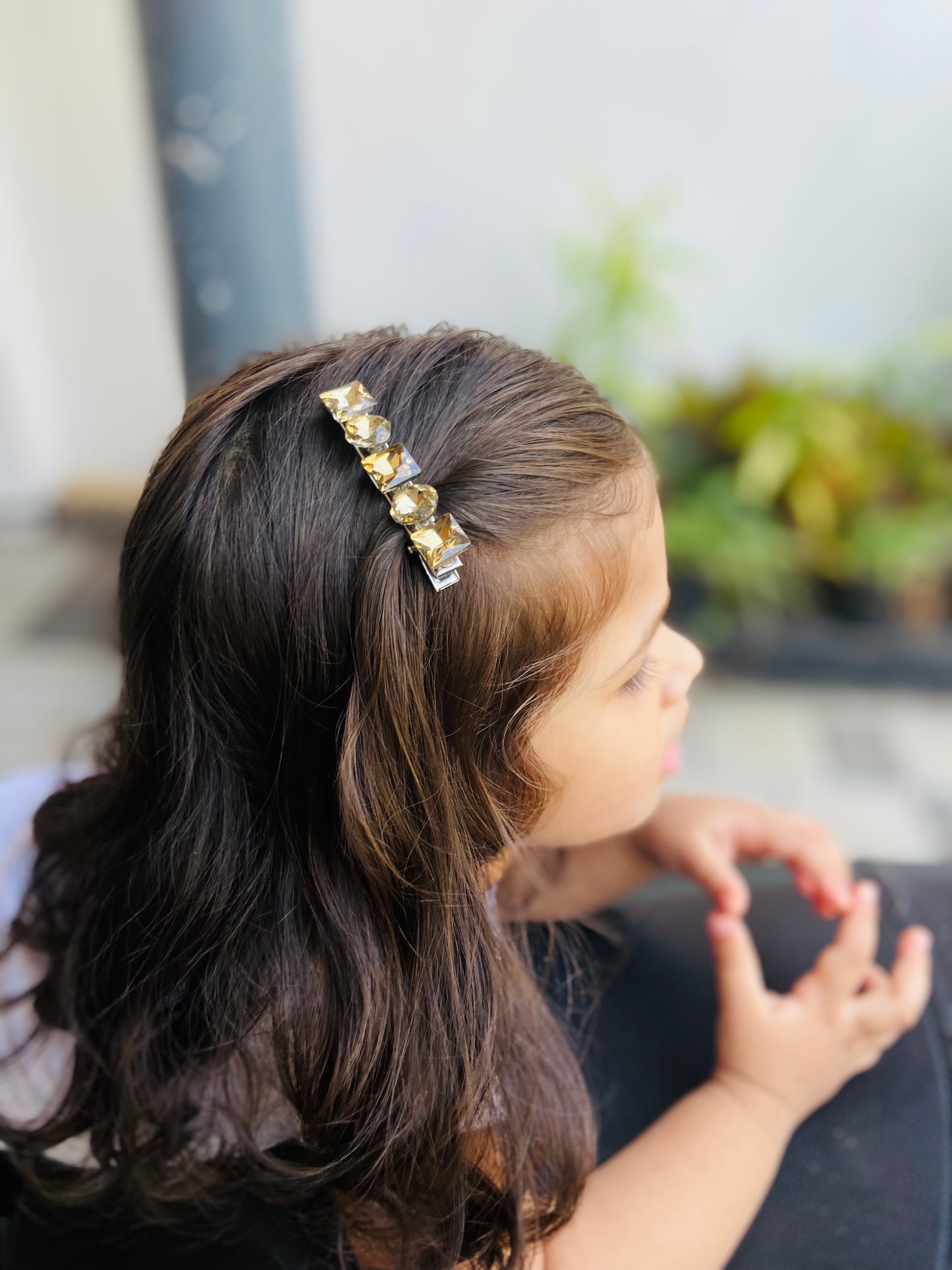 Korean diamond stone Hair clips