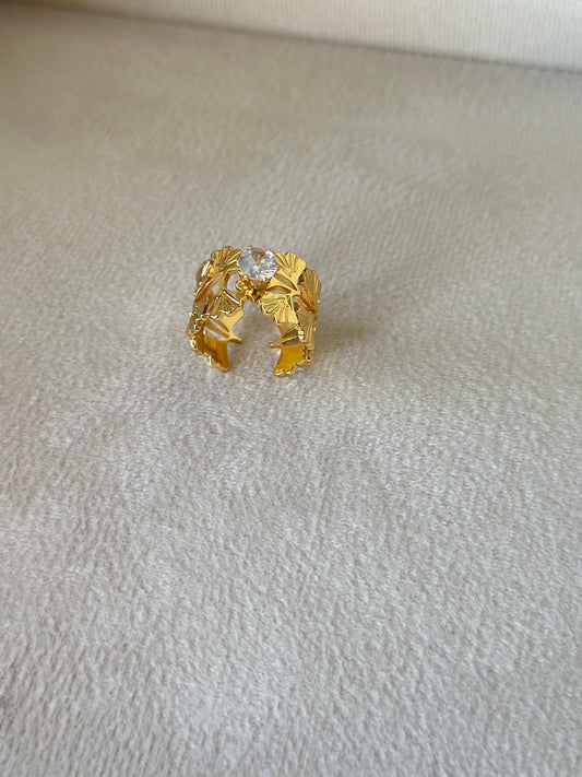 New anti tarnish stone ring