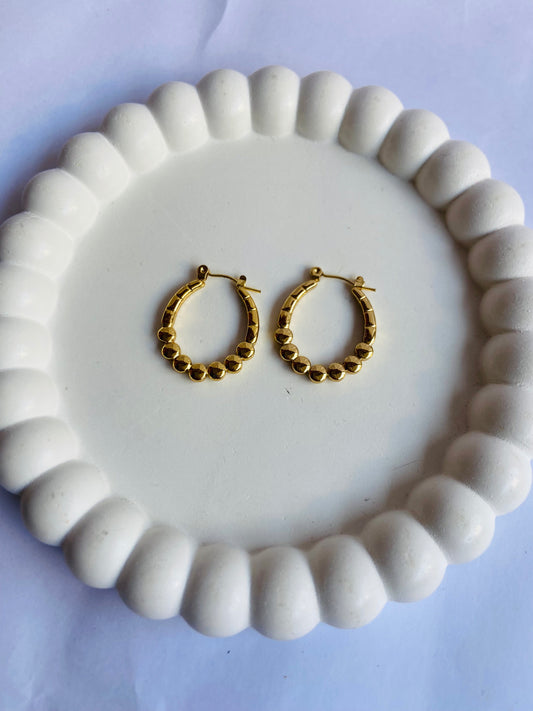 Anti tarnish hoop earring