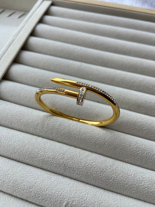 New Anti tarnish nail bangle kids size