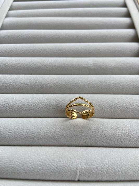 Anti tarnish simple ring