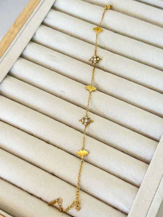 Anti tarnish diamond bracelet