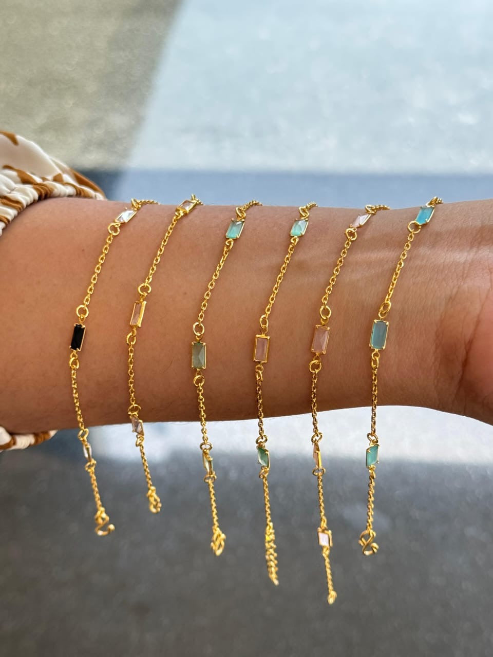 Premium gold plated bracelets kids (size adjustable )