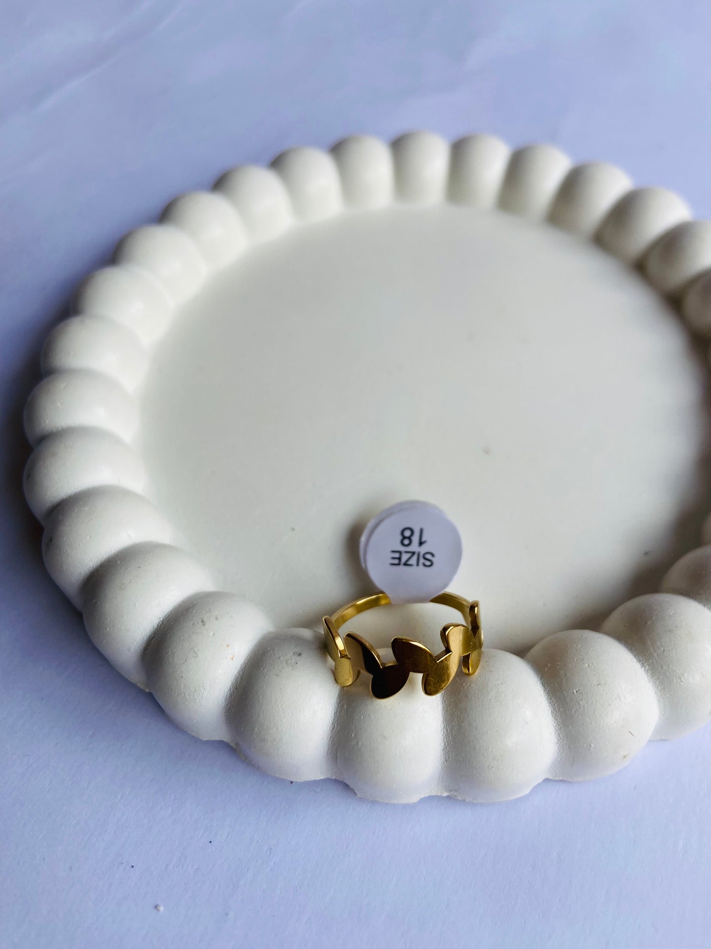 Anti tarnish ring