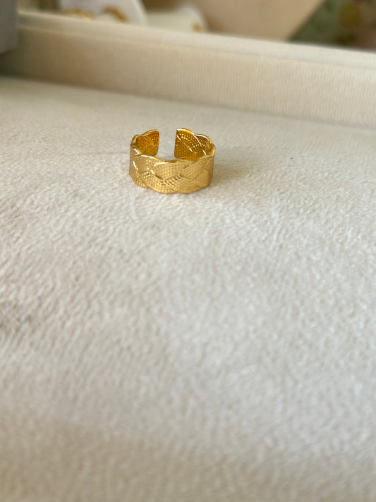 Anti tarnish braid ring