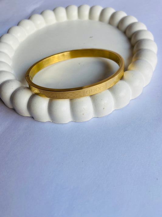 Anti tarnish gucci stack bangle