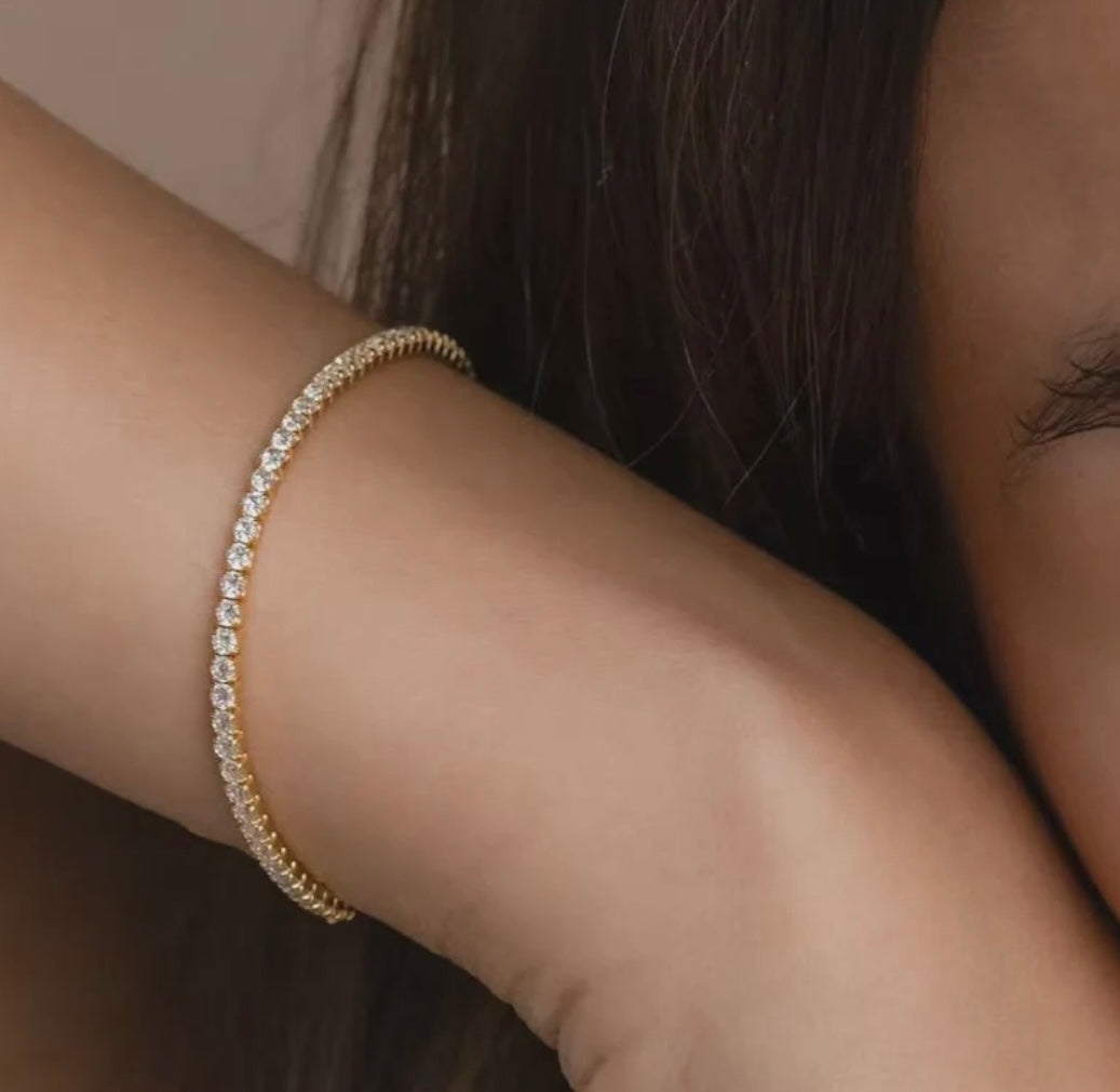 Anti tarnish Tennis bracelet