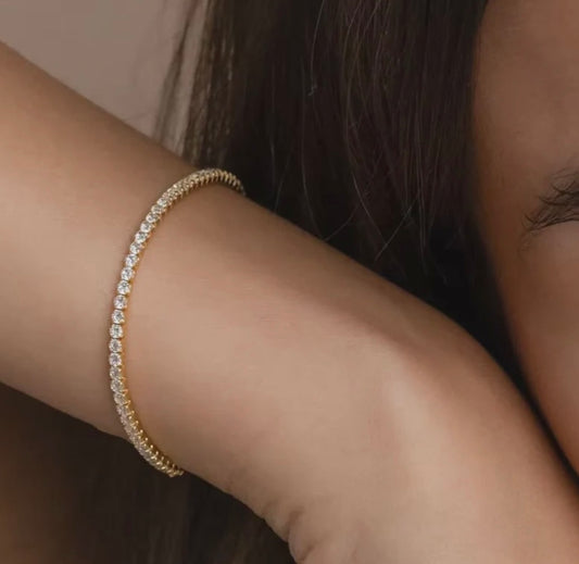 Anti tarnish Tennis bracelet